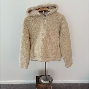 Mondetta Cream Sherpa Hooded Jacket